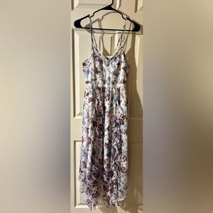 A&F Ruffle Drape Maxi Dress